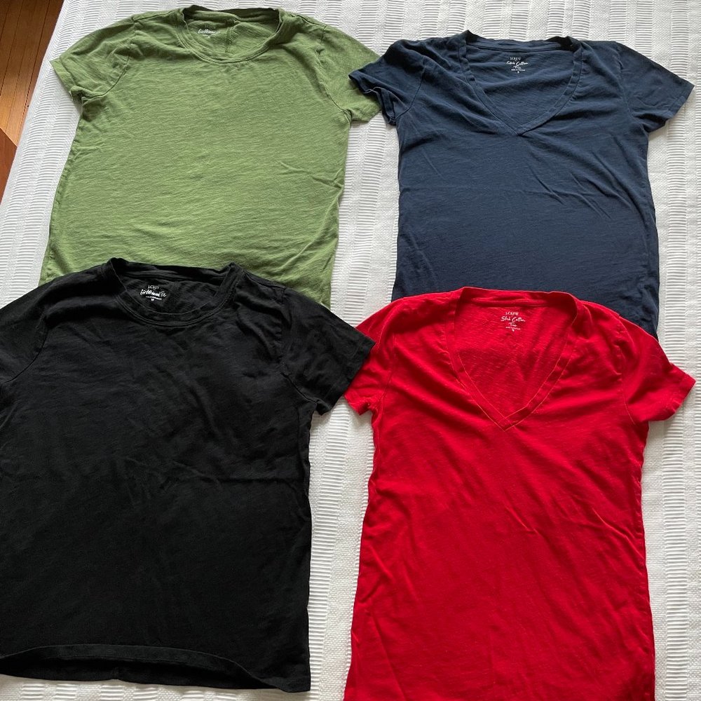 Lot of 4 J. Crew T-shirts